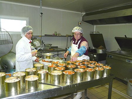 Fabrication du cassoulet